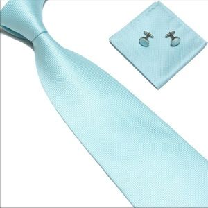 🆕 handmade tie, pocket handkerchief & cufflinks